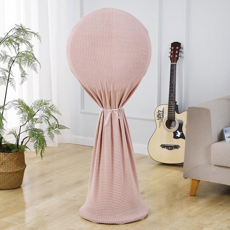 Household Fabric Fan Cover - Round Elastic 110x45cm - Pink