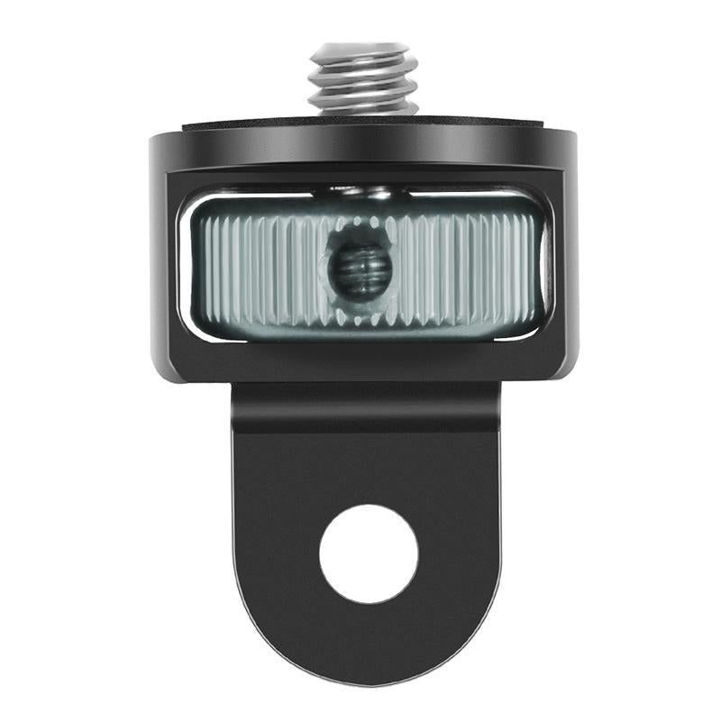 Universal Tripod Adapter for Action Cameras - 1 / 4 Inch Screw - Black Titanium