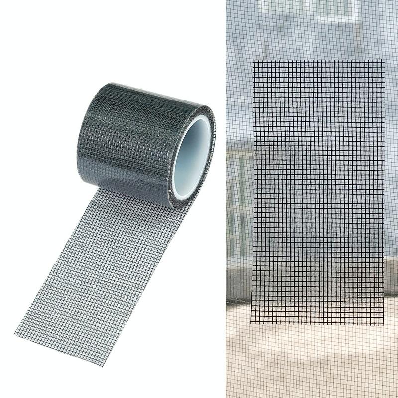 Anti-mosquito Door Curtain Net for Window Repair - Black