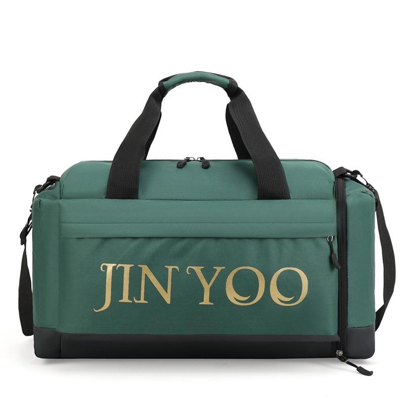 Large Capacity Waterproof Sports Bag With Dry / Wet Separation - Green