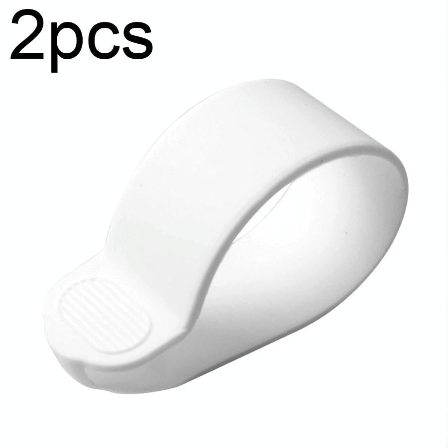 2pcs Silicone Scooter Accelerator Dial Cover for Xiaomi M365 / 1s / Pro / Max G30 / Es2 - White