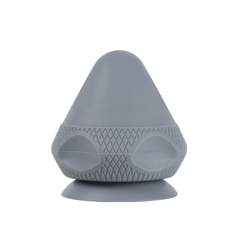 Silicone Suction Cup Muscle Massage Ball - Grey