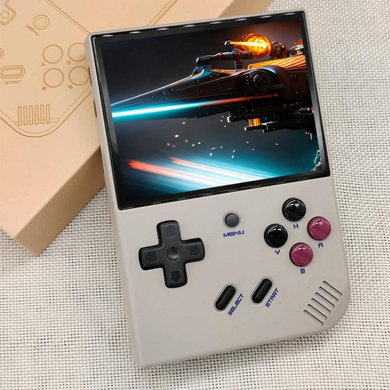 Handheld Game Console With 3.5 Ips Screen - Hdmi Tv Support - 64Gb / 128Gb - Retro Gray - 64Gb+128Gb