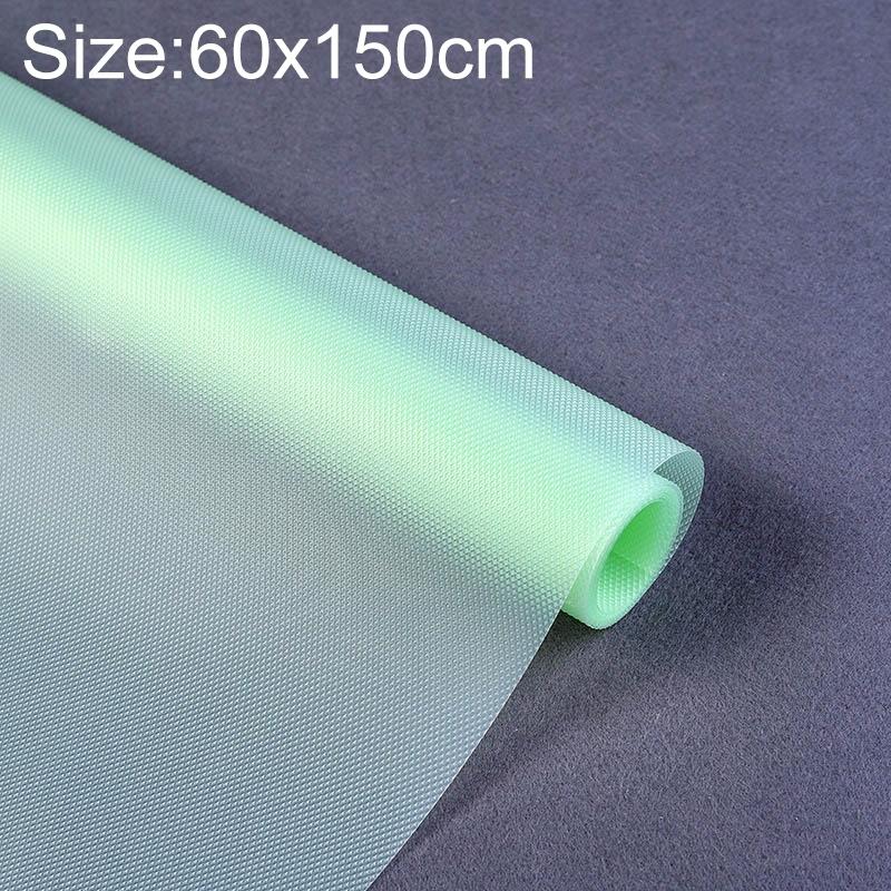 Waterproof Diamond Texture Cut off Cabinet Drawer Mat - 60x150cm - Green