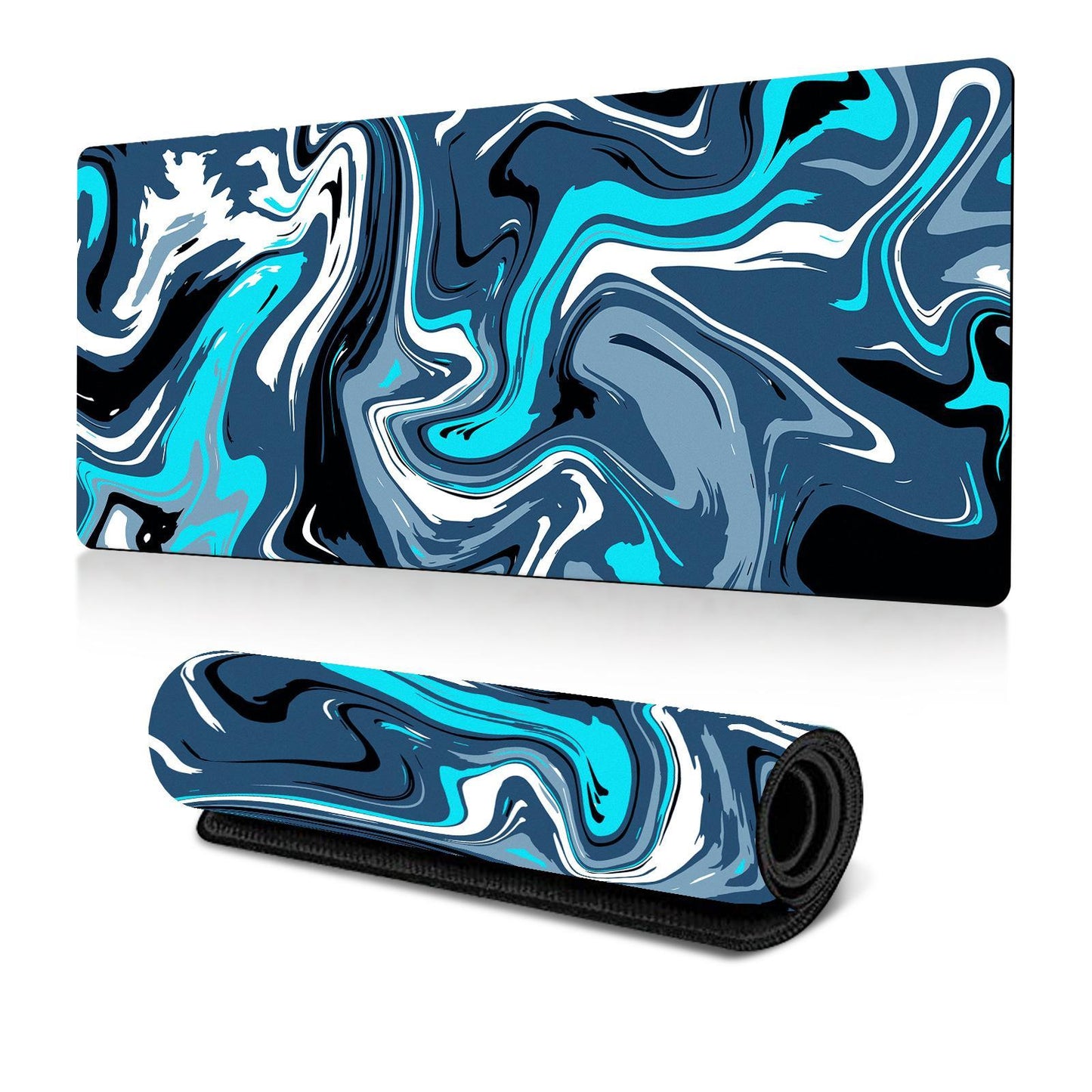 Abstract Gaming Desk Mat 300 X 600 X 2Mm - Abstract Fluid 9 - 300X800X2Mm