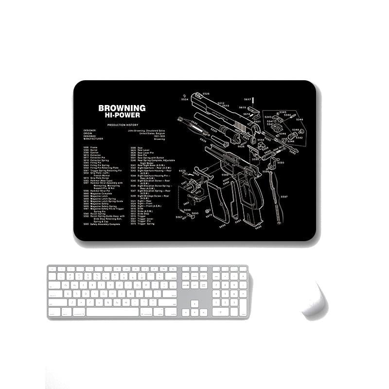 2 Pack Non Slip Office Gaming Mouse Pad 5Mm - Sps-Browninghi-Power
