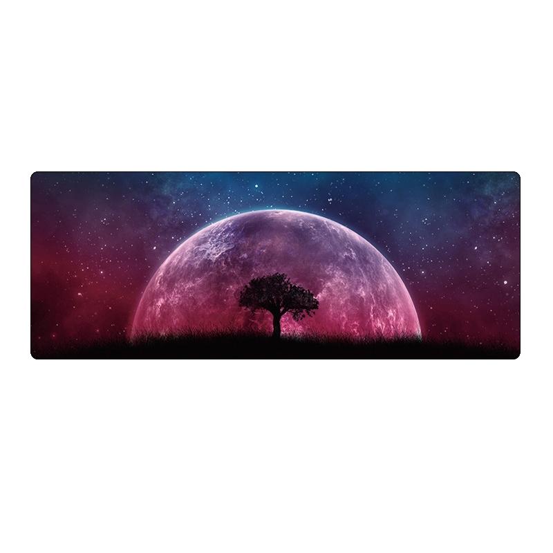 Spacious Mouse Pad For Desk - 3 Galaxy Tree