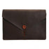 15.4 Business Laptop Tablet Bag - Genuine Leather - Universal Fit - Coffee