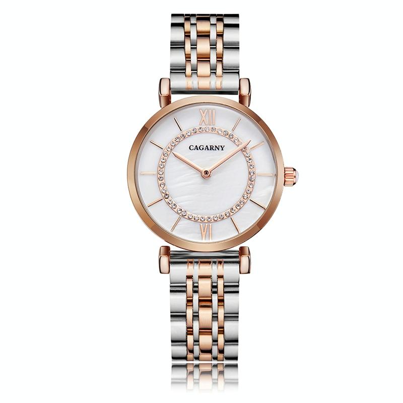 Waterproof Silver Steel Quartz Watch - Fashion Life - Wa0329C
