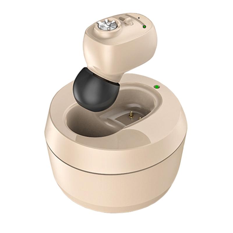 Dc3.7V In Ear Bluetooth Hearing Aid Sound Amplifier - Flesh Colour