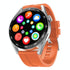 1.39 Inch Ip67 Waterproof Health Monitoring Bluetooth Call Smart Watch With Nfc Payment - Orange