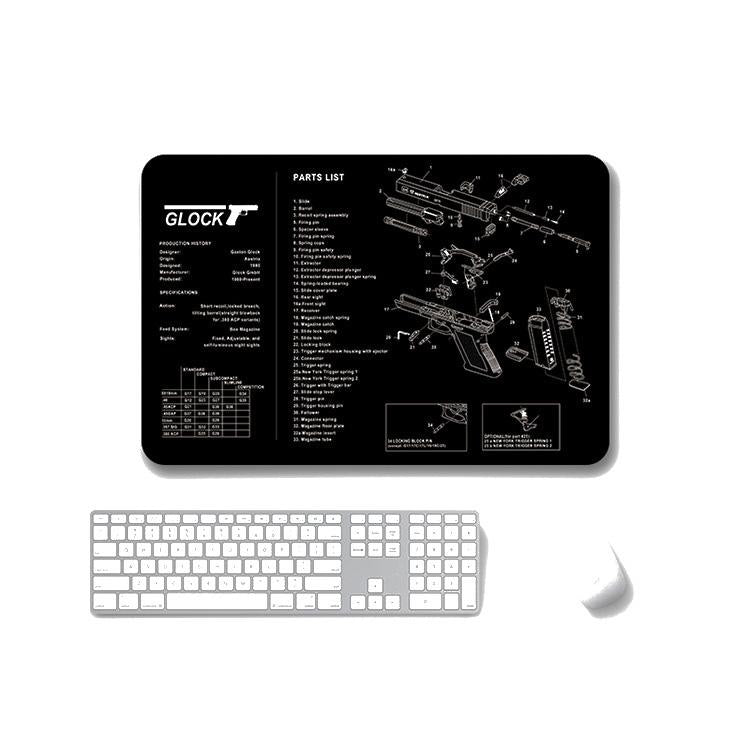 2 Pack Non Slip Office Gaming Mouse Pad 2Mm - Sps-Glock