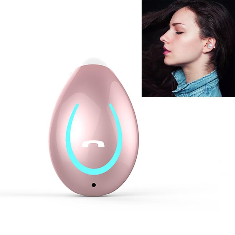 Ultra-light Wireless Earphone with Mic - Bluetooth 5.0 - Ear Clip - Stereo - Grey