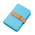 Portable Pu Leather Card Holder - Business & Credit Cards - Blue