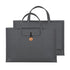 Portable Laptop Inner Bag with Elastic Thread Button - Dark Gray