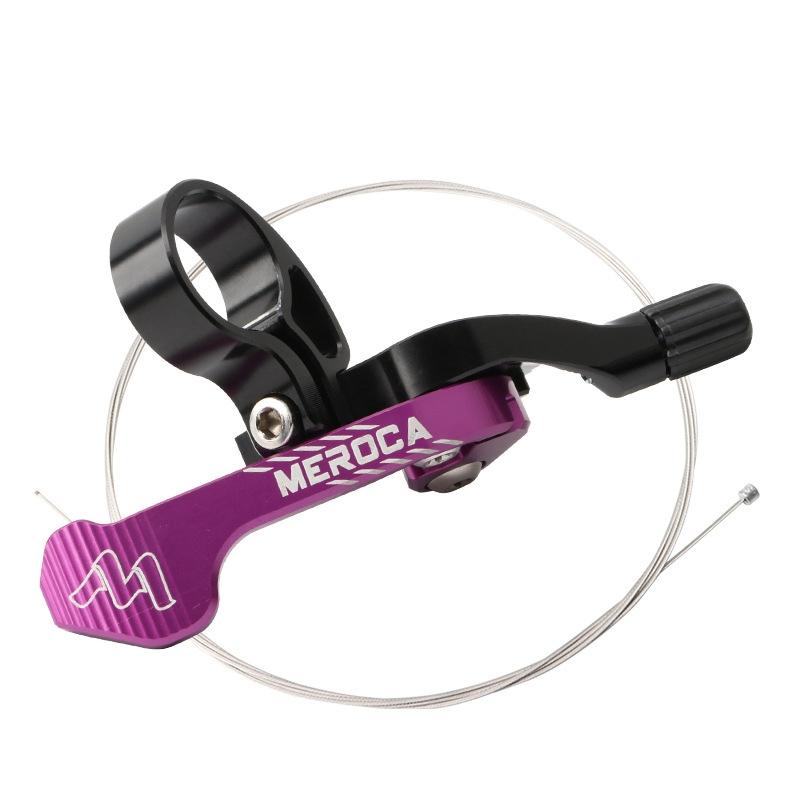 Telescoping Bike Pipeline Control Switch - Black Purple