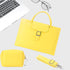 Waterproof Laptop Bag with Power Pack - 13 Inches Portable - Goose Yellow