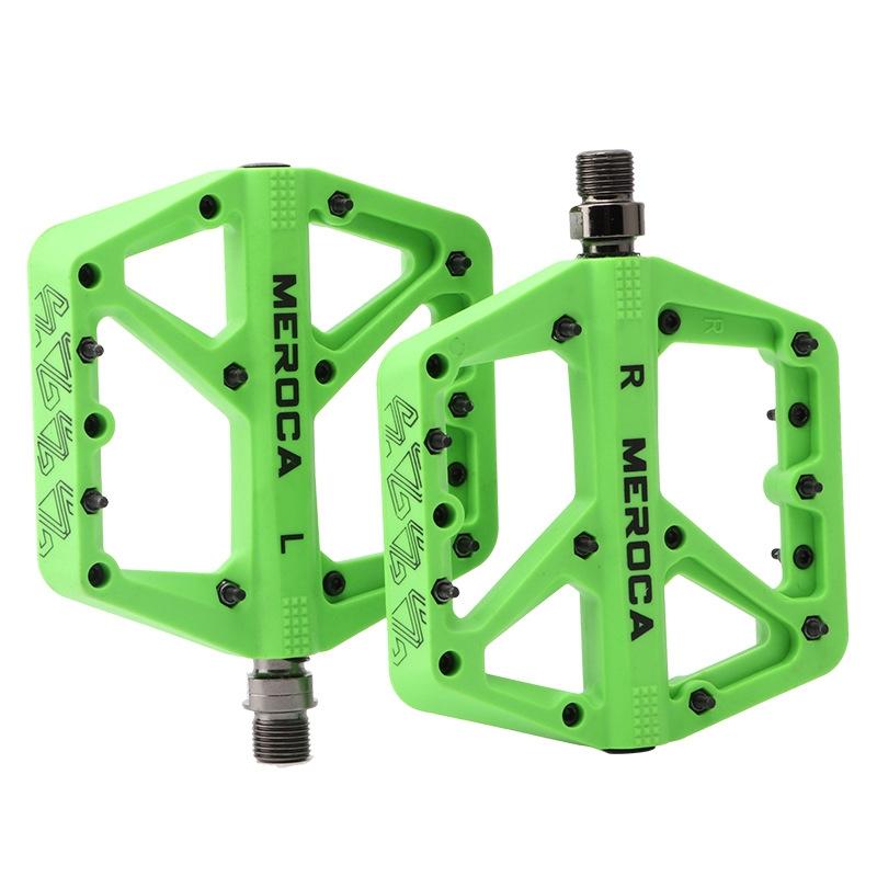 Lightweight Nylon Mountain Bike Pedal - Green