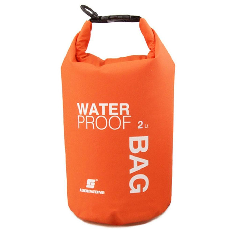 Waterproof Swimming Bag Scratch Resistant Wear Resistant Outdoor Ready - Orange