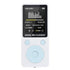 Portable Mp4 Music Player With Fm Radio & Recording Black - White No Memory