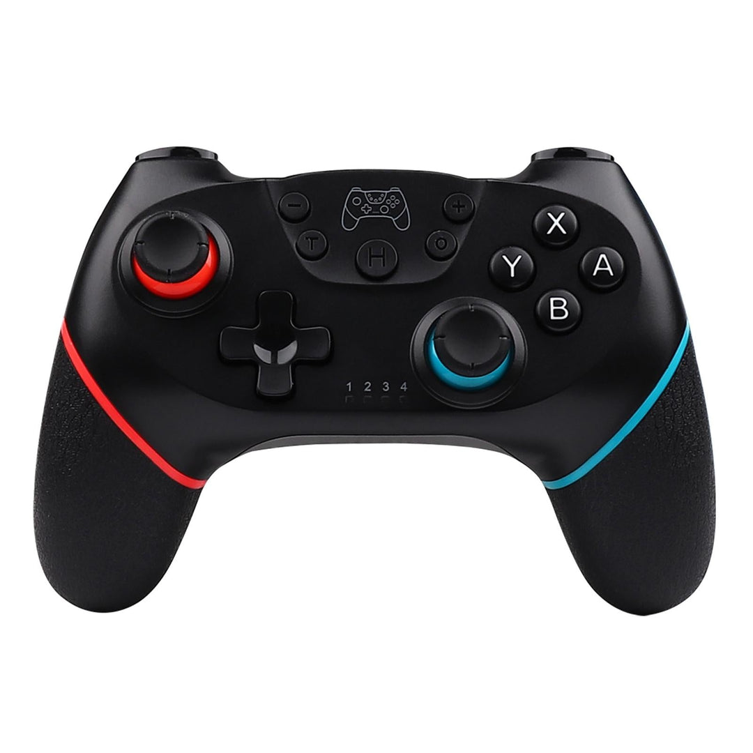 Macro Wireless Pro Controller with Wake-up Function - Black Red Blue