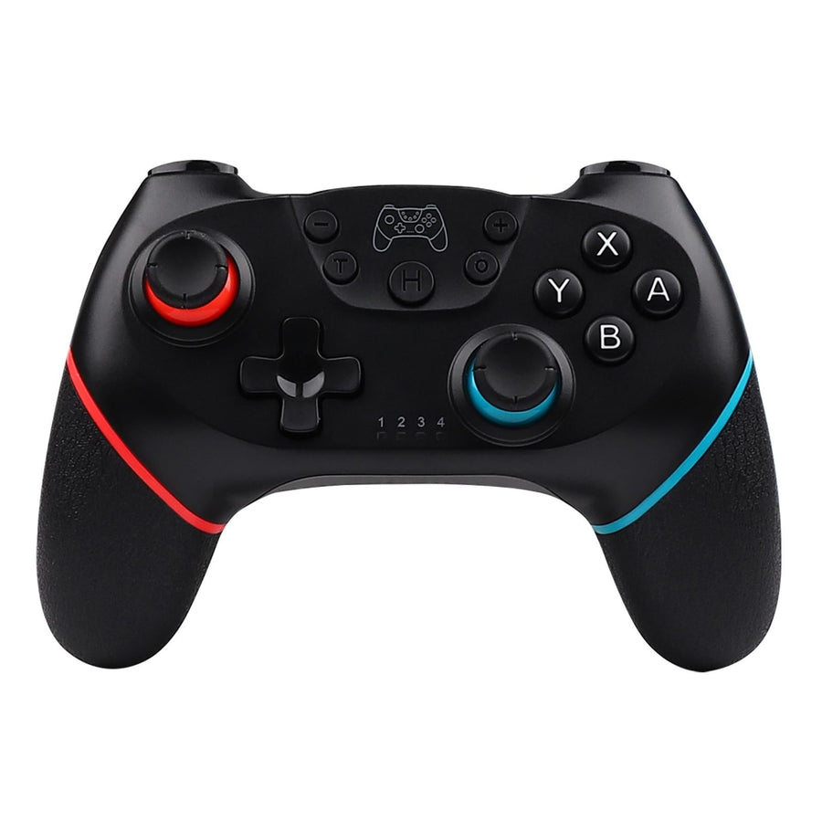 Macro Wireless Pro Controller with Wake-up Function - Black Red Blue