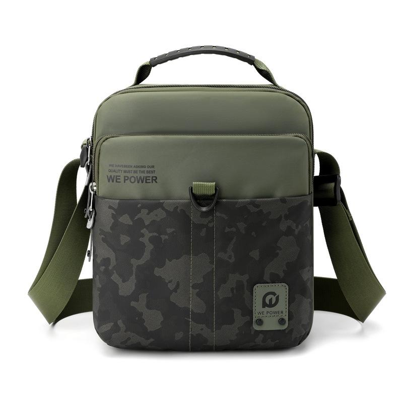 Outdoor Sport Messenger Bag Street Casual Design - Army Green