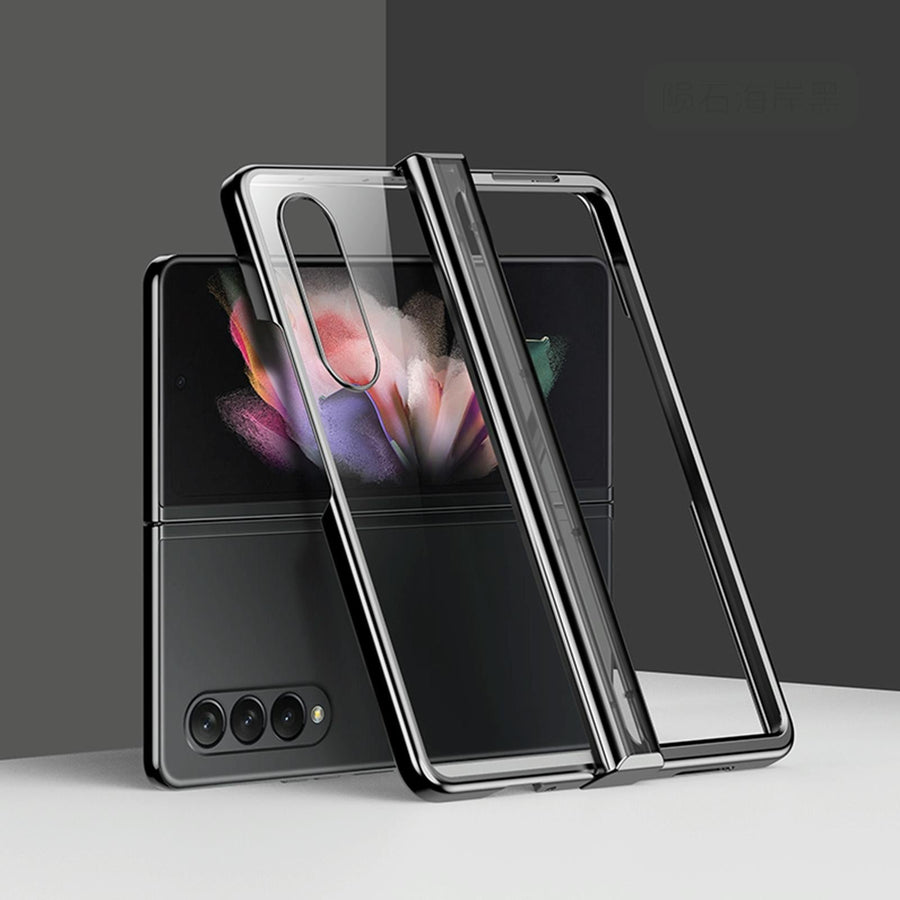 For Samsung Galaxy Z Fold4 5G Shockproof Pc Case - Full Coverage - Black