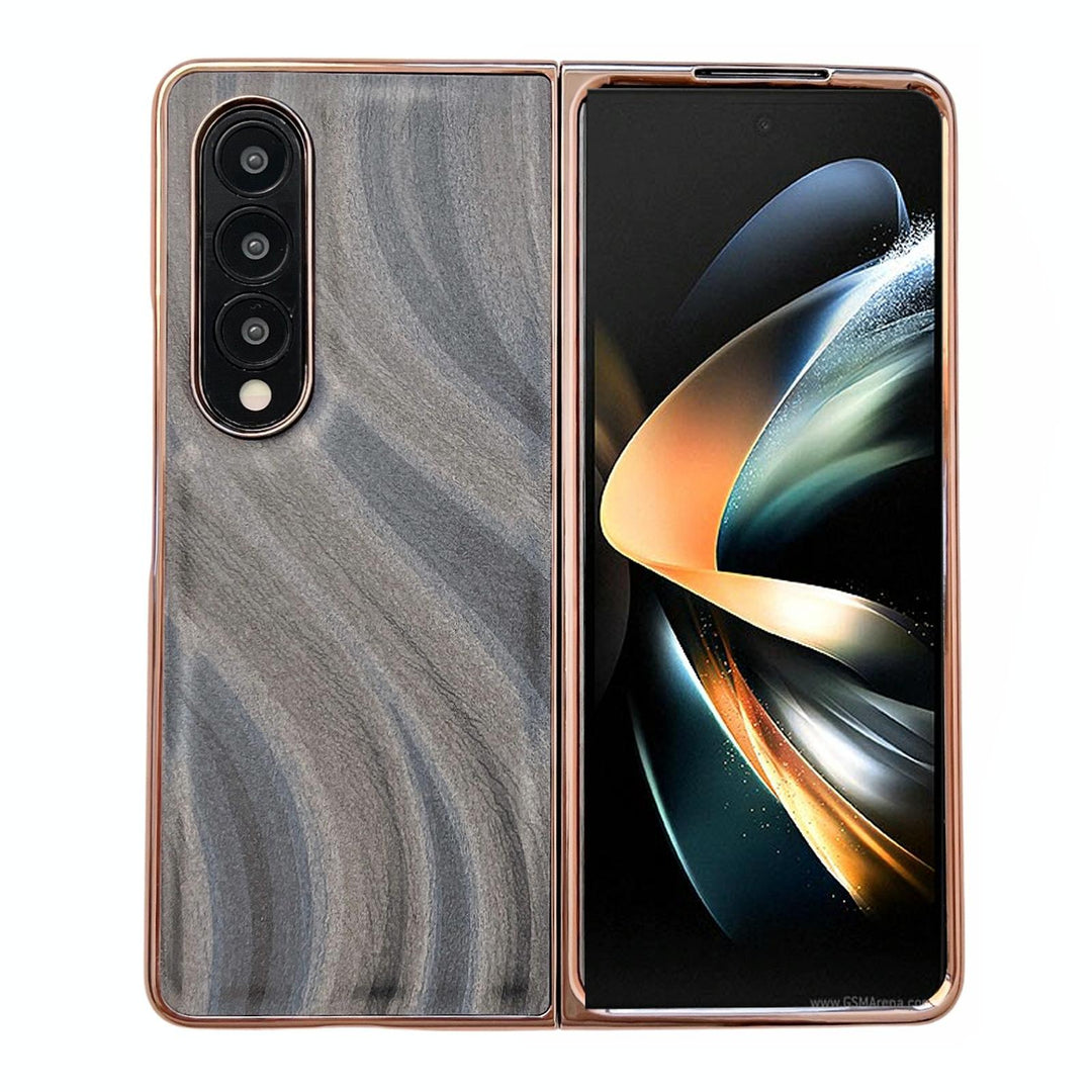 For Samsung Galaxy Z Fold4 5G Nano Electroplating Case - Silver Bead Grey