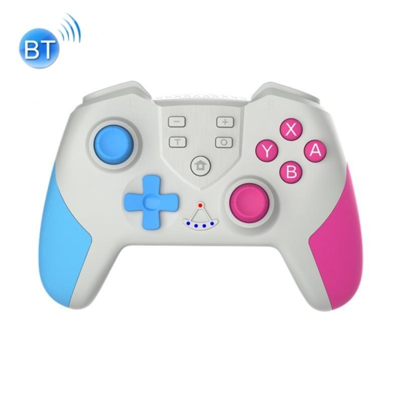 Wireless Six-axis Tooth Handle for Switch Pro - Blue Pink