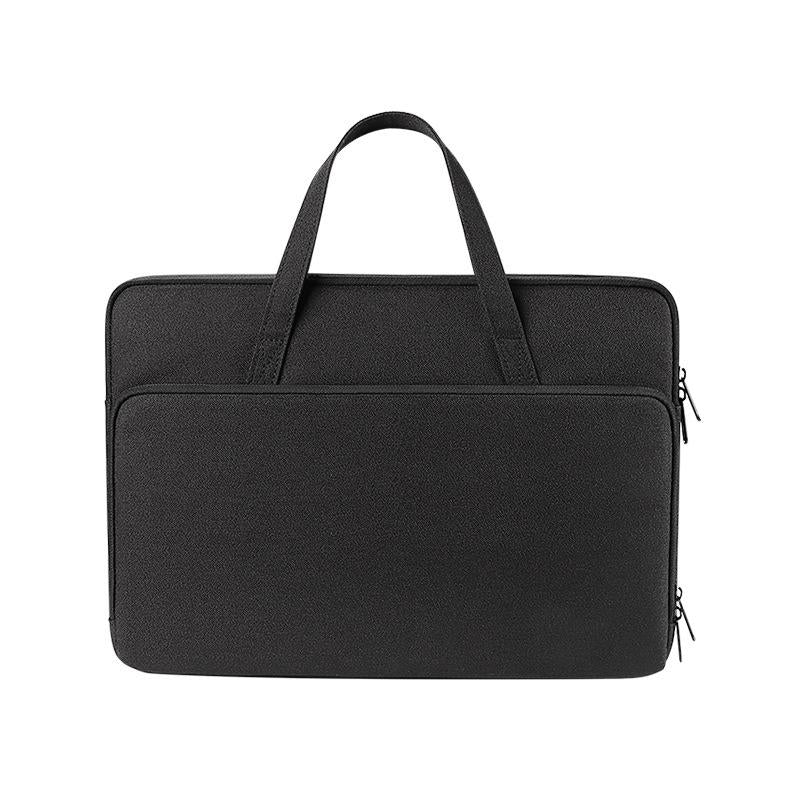 14.1-15.4 Inch Waterproof Laptop Bag - Durable and Stylish - Mysterious Black