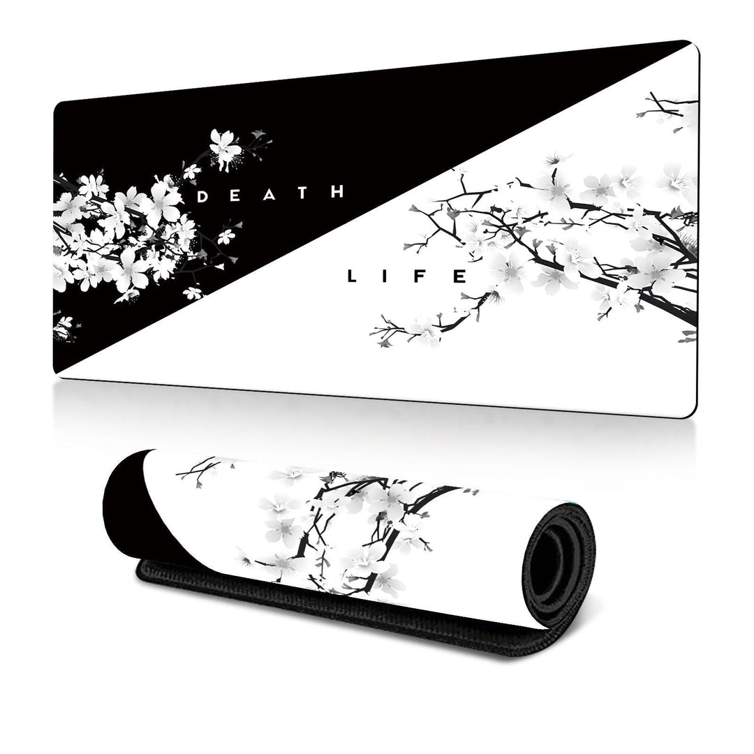 Cherry Blossom Ink Painting Mouse Pad Non Slip - Pattern 9 - 300X800X2Mm