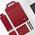 Versatile Laptop Bag with Mouse Pad Stand - Red