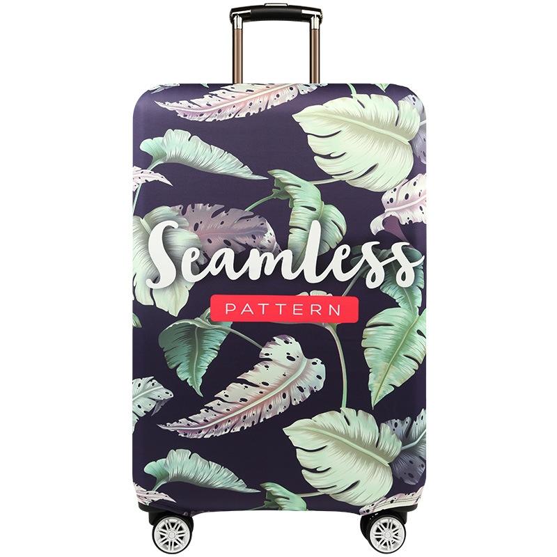 Stretchy Luggage Dust Cover - Durable & Protective - Size l - Banana Leaf Yellow - L