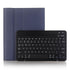 Ultra-Thin Bluetooth Keyboard Leather Case For Ipad Air / Pro 10.5 With Pen Slot & Holder - Dark Blue