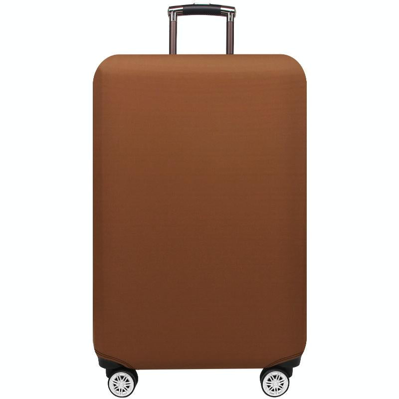 Xl Thickened Stretch Luggage Cover - Dust-proof & Wear-resistant - Coffee