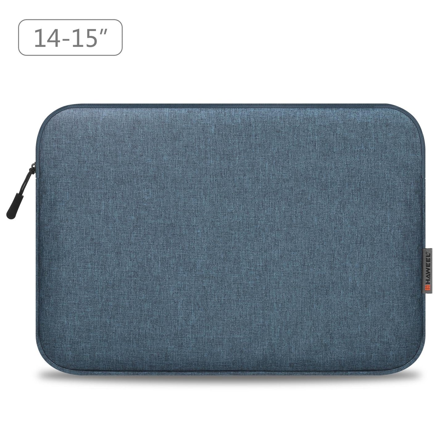 14-15 Inch Laptop Sleeve Briefcase Bag with Zipper - Dark Blue