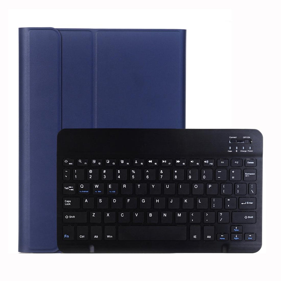 10.2 Ipad Bluetooth Keyboard Case With Stand - Ultra-Thin & Detachable - Dark Blue