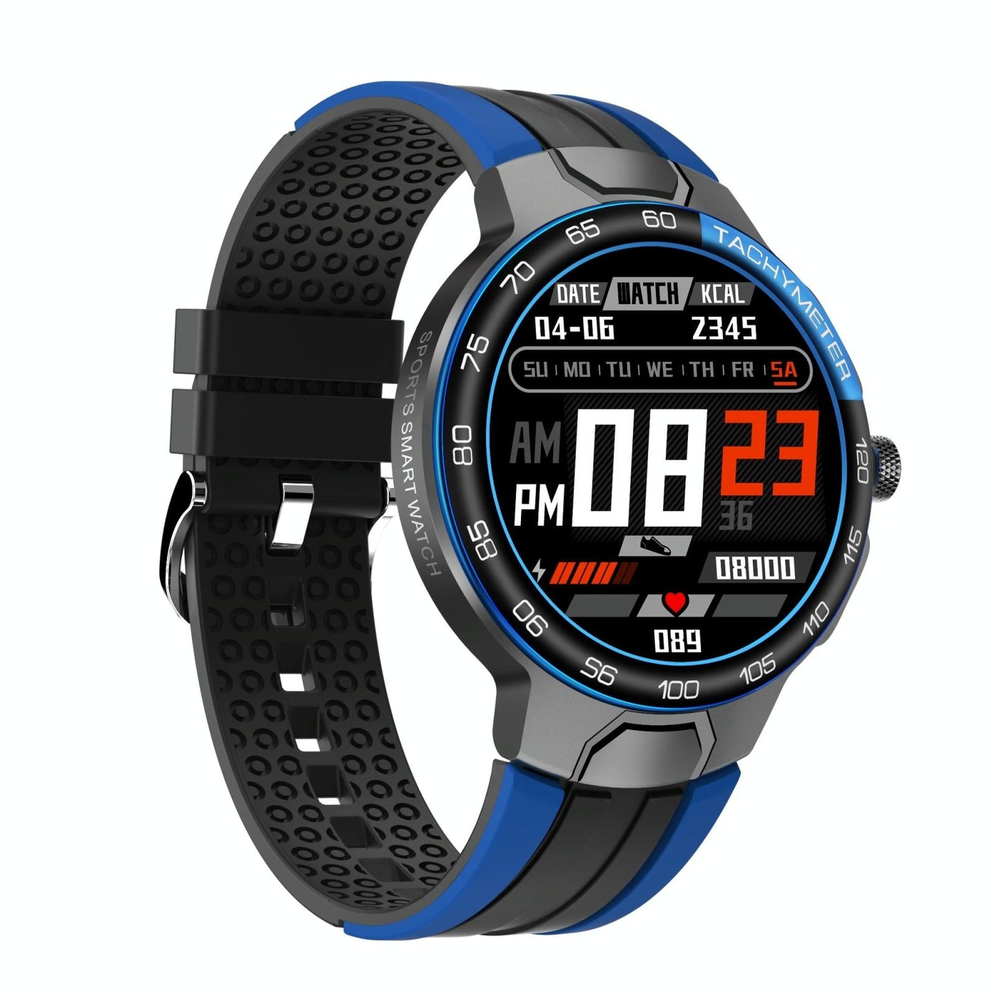 Waterproof Smart Wristband With Menstrual Cycle Reminder And Heart Rate Monitor - Blue