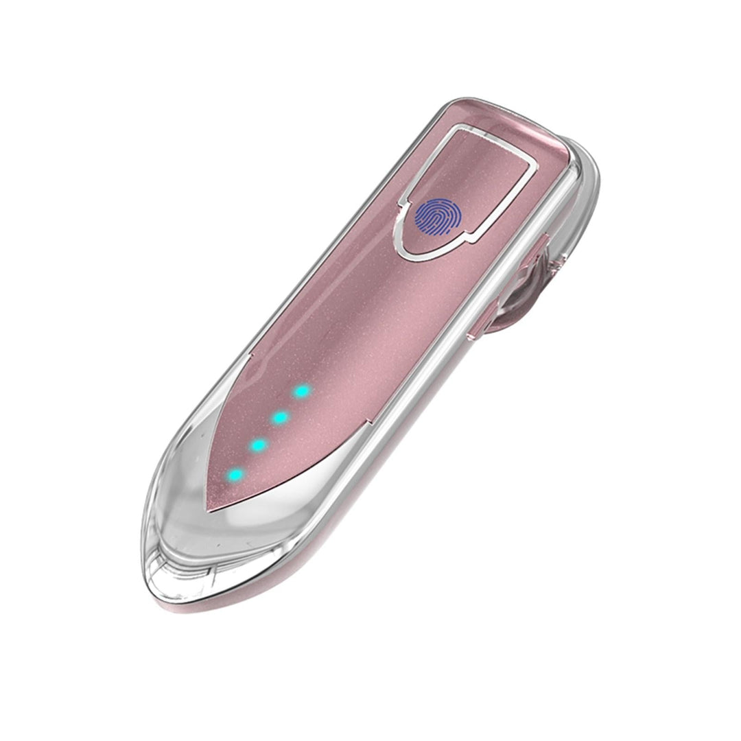 Business Style Bluetooth 5.0 Earphone with Touch Switch - Pink