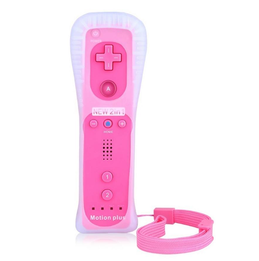Wii / Wiiu Right Handle with Built-in Accelerator - 2 in 1 - Pink