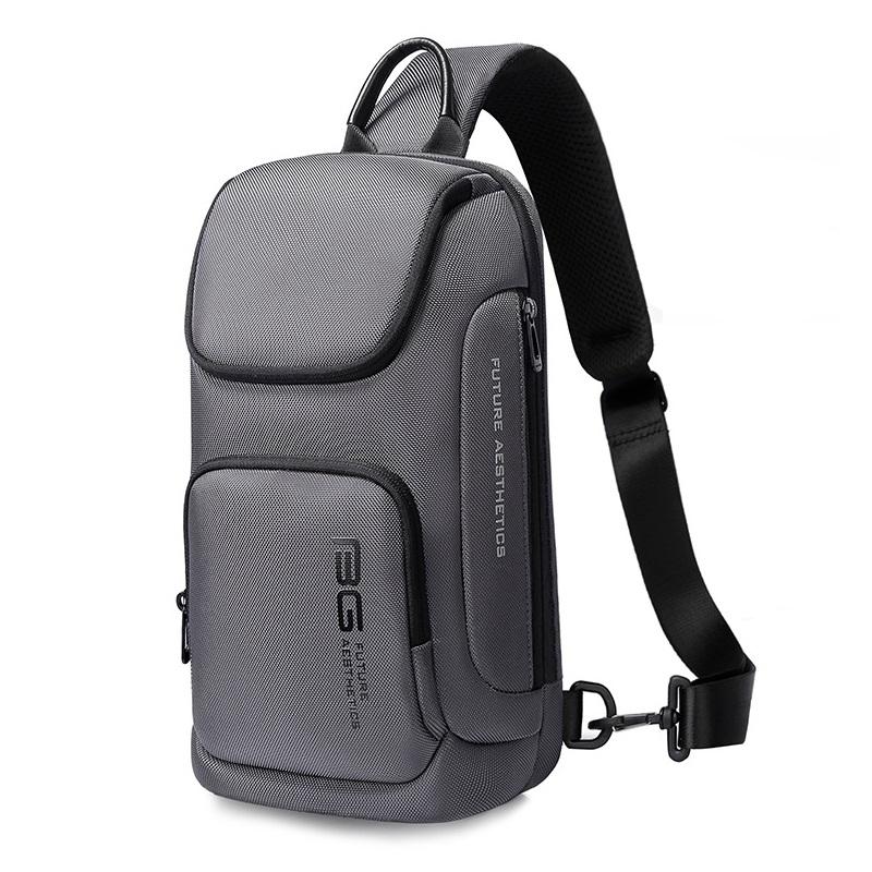 Lightweight Men Crossbody Bag For Business Essentials - Grey