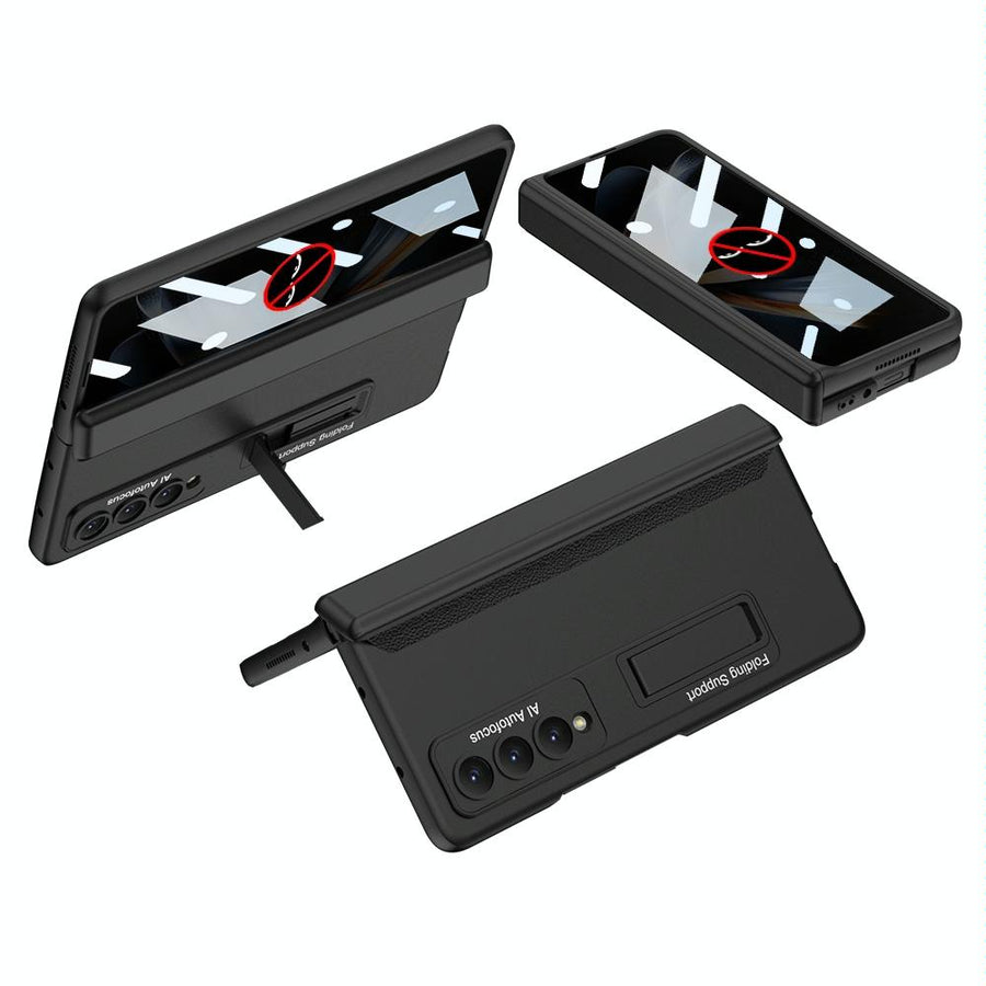 For Samsung Galaxy Z Fold4 5G Magnetic Fold Case - Full Coverage - Black