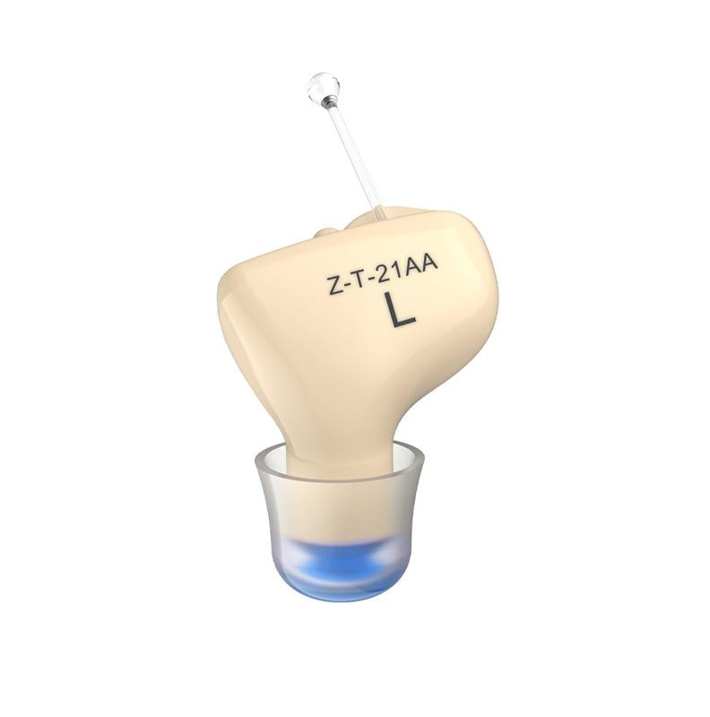 In Ear Hearing Aid For Elderly & Hearing Impaired - Skin Colour Left Ear