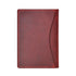 Minimalist Cowhide Card Holder Compact Wallet For Bank & Membership Cards - Wine Red