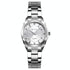 Waterproof Quartz Women Watch with Rhinestone Steel Strap - Delicate and Creative - White