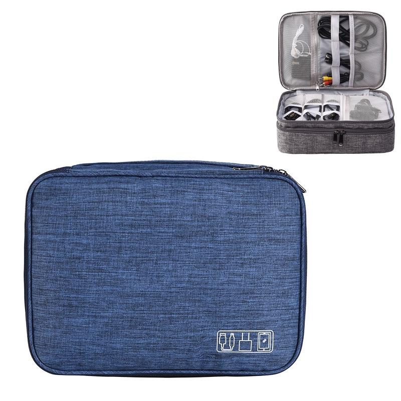 5-inch Digital Earphone Storage Bag - Multifunctional - Green