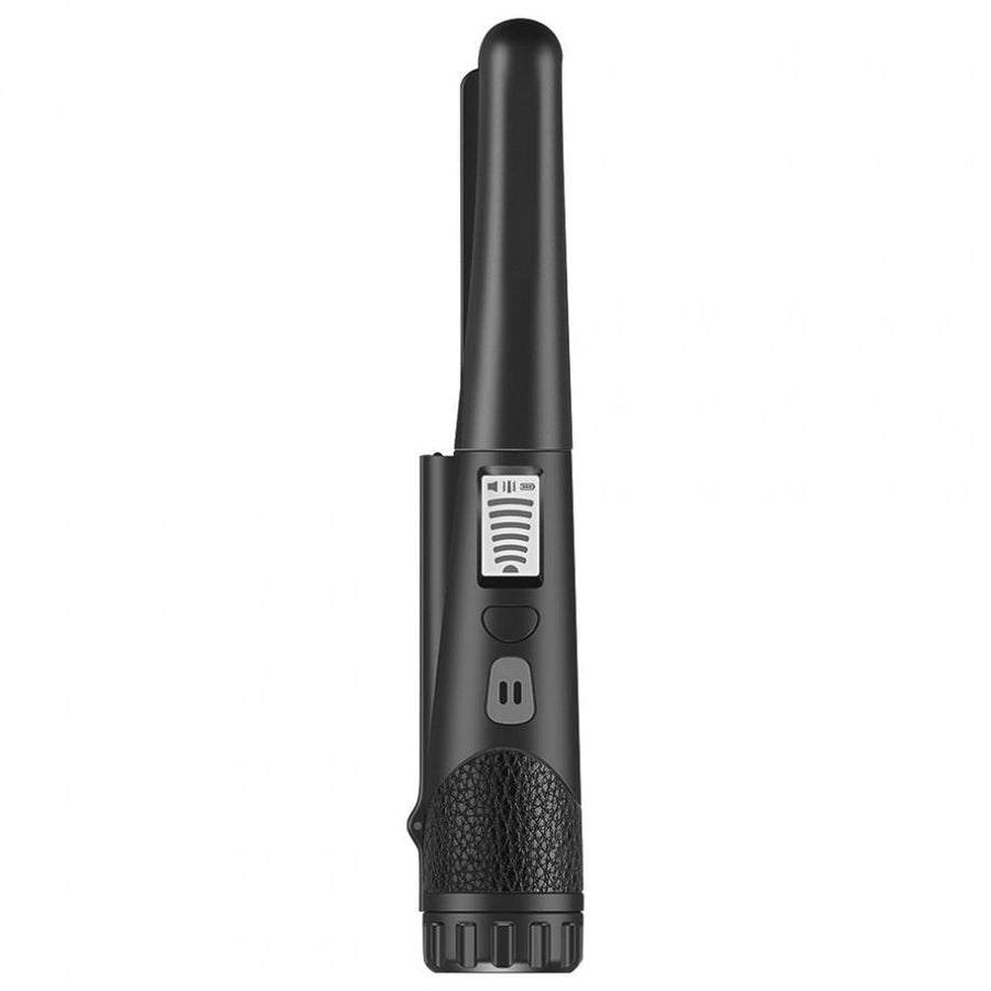 Lcd Display Gold Treasure Hunter with Flashlight - Handheld Metal Detector Black - Black