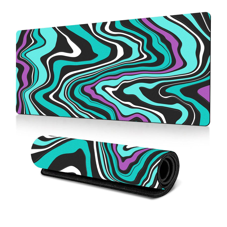 Abstract Gaming Desk Mat 300 X 600 X 2Mm - Abstract Fluid 16 - 300X600X2Mm
