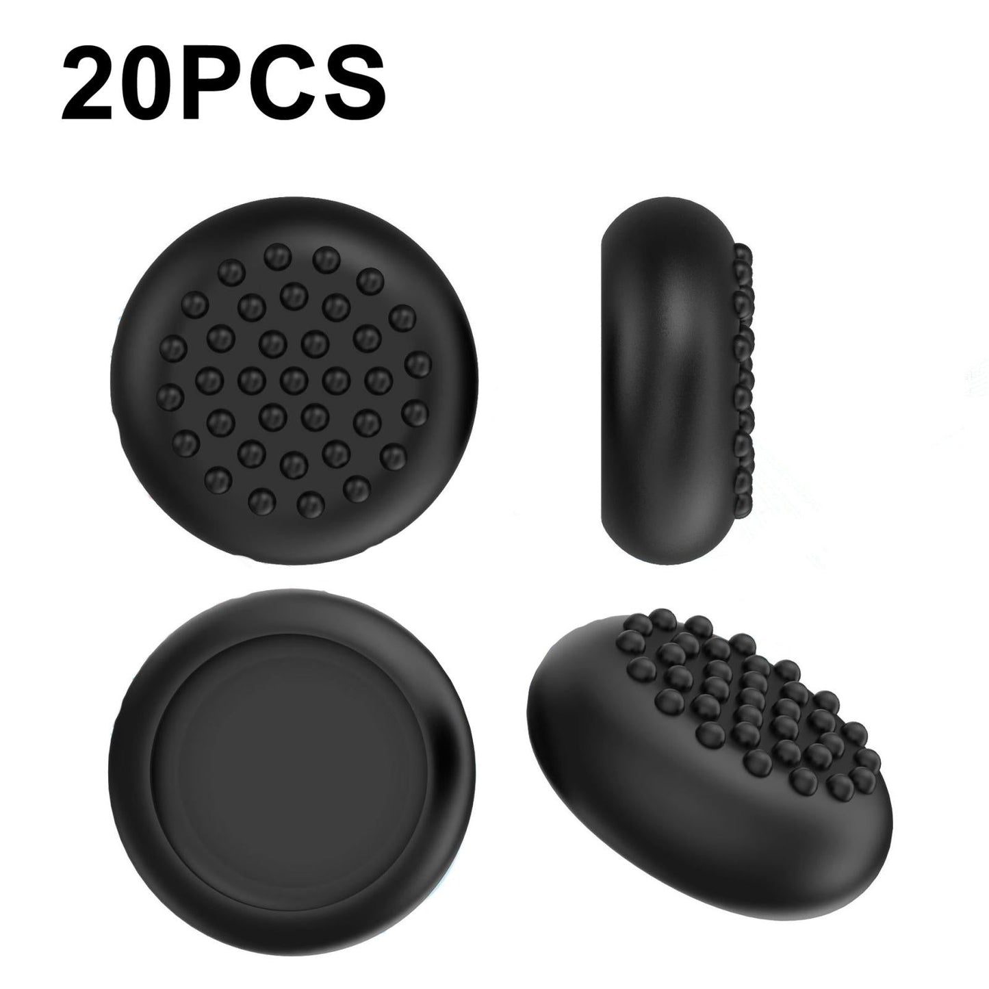 20-piece Silicone Vr Handle Covers for Meta Quest 2 - Enhance your Gaming Experience - Black